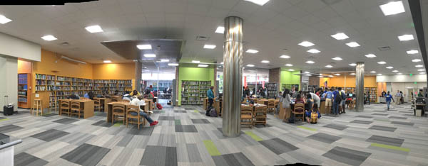 panoramic of media center