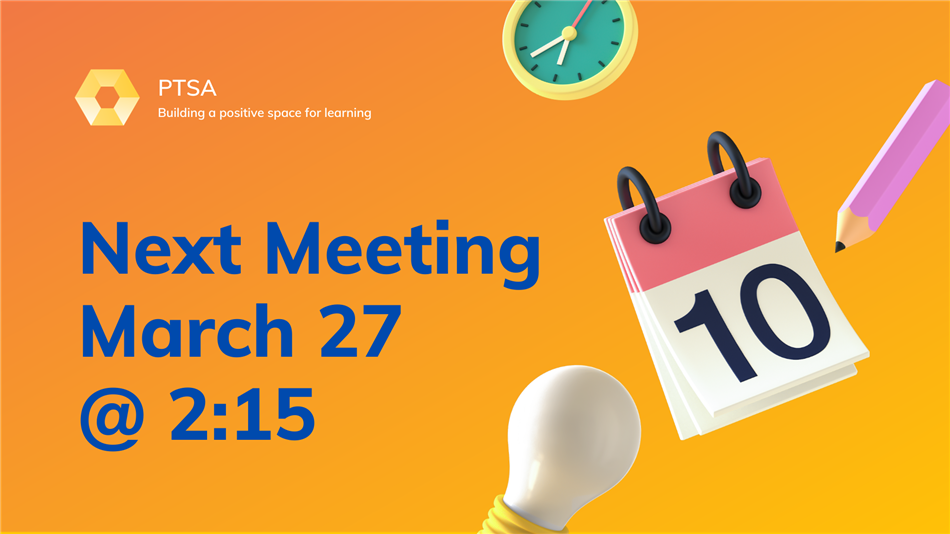 Next meeting march 27 at 215