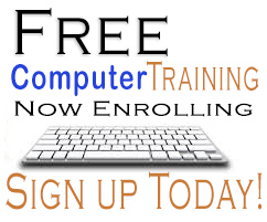 Sign up for free computer training