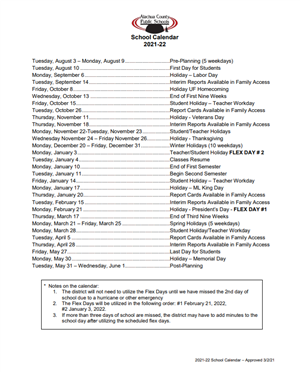 Broward County School Calendar 2022