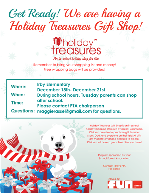 HOliday Treasures Gift Shop